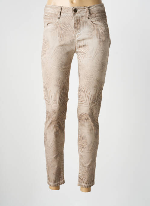 Jeans skinny taille normale taille normale marron EVA KAYAN femme