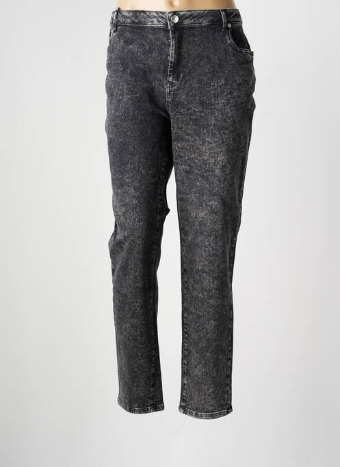 Jeans coupe slim stretch taille normale noir EVA KAYAN femme