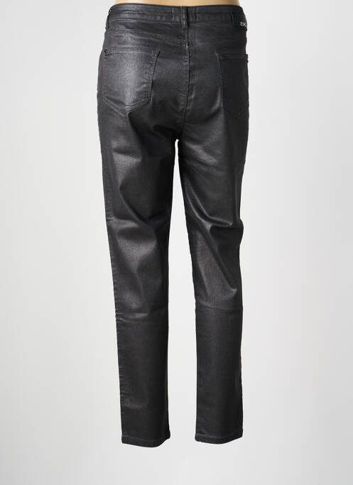 Pantalon slim tissage enduit taille normale gris EVA KAYAN femme