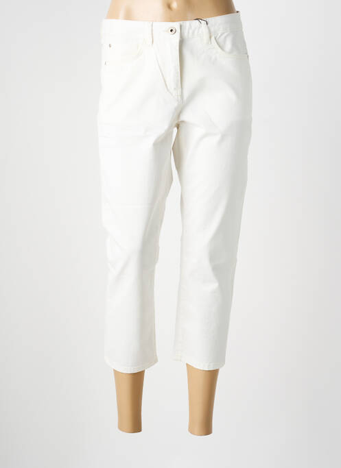 Pantacourt stretch taille normale beige SANDWICH femme