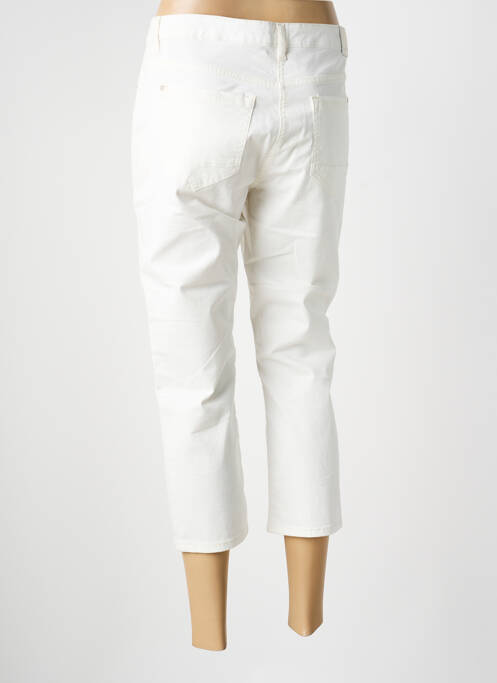 Pantacourt stretch taille normale beige SANDWICH femme