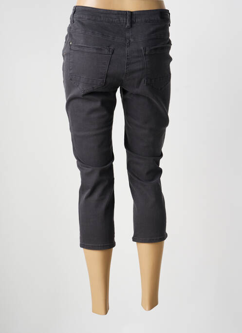 Pantacourt stretch taille normale gris SANDWICH femme