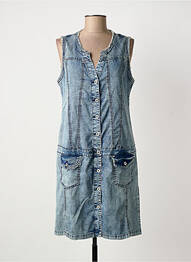 Robe mi-longue sans manche sans manche bleu EVA KAYAN femme