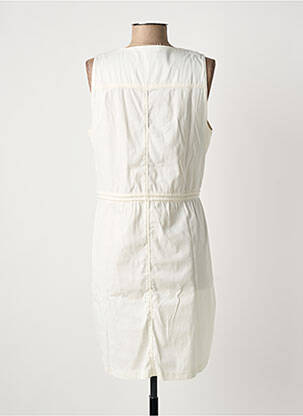 Robe courte sans manche sans manche beige EVA KAYAN femme