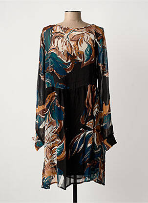 Robe courte manches longues manches longues noir CREAM femme