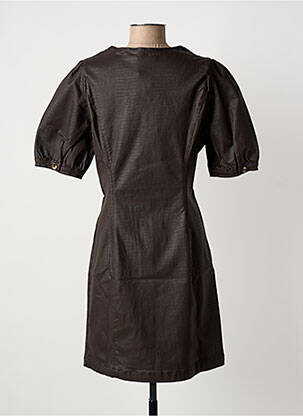 Robe courte manches courtes manches courtes marron CREAM femme