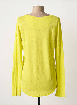 T-shirt manches longues manches longues jaune SANDWICH femme