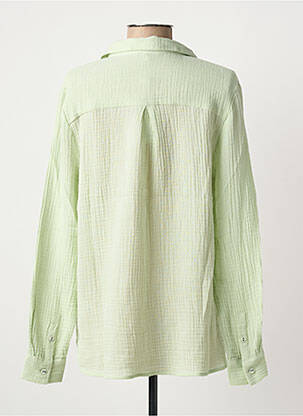 Chemisier coupe cintrée manches longues vert SANDWICH femme