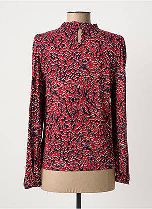 Blouse fermeture boutonnée au dos manches longues rouge SANDQVIST femme