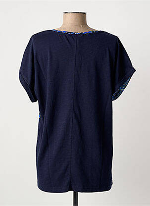T-shirt coupe droite manches courtes bleu SANDWICH femme