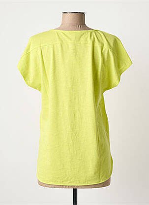 T-shirt col v manches courtes vert SANDWICH femme
