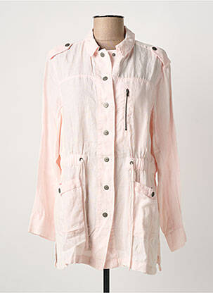 Veste casual col chemisier rose SANDWICH femme