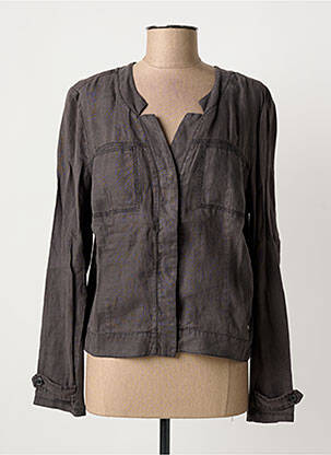 Veste casual poches gris SANDWICH femme