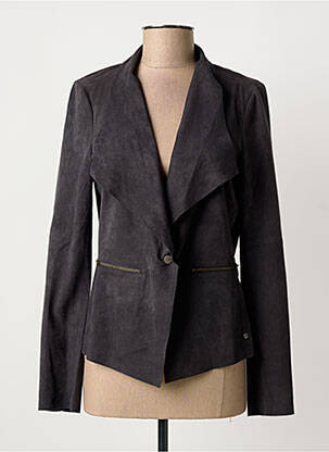 Veste casual epaulette gris SANDWICH femme