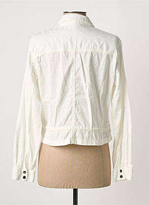 Veste casual poches blanc EVA KAYAN femme