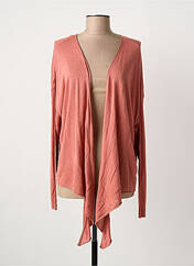 Gilet manches longues rose EVA KAYAN femme seconde vue