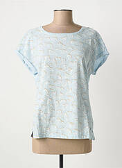 T-shirt bleu SANDWICH femme seconde vue