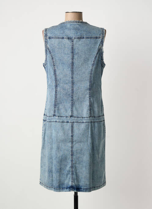 Robe mi-longue sans manche sans manche bleu EVA KAYAN femme
