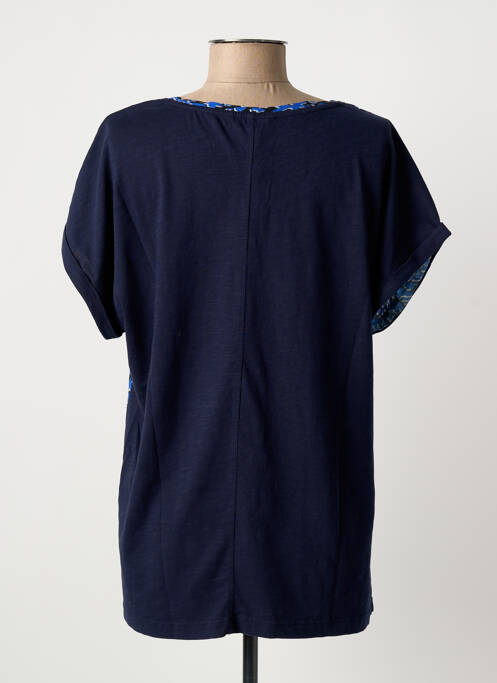 T-shirt coupe droite manches courtes bleu SANDWICH femme