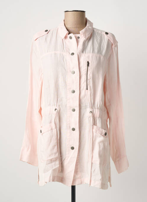 Veste casual col chemisier rose SANDWICH femme