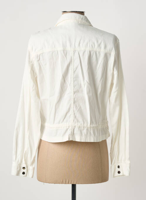 Veste casual poches blanc EVA KAYAN femme