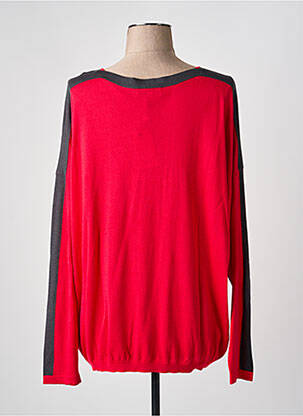Pull col v manches longues rouge SANDWICH femme
