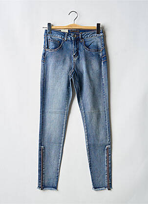 Jeans coupe slim stretch taille normale bleu CREAM femme