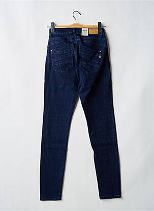 Jeans coupe slim tissage brut taille normale bleu CREAM femme