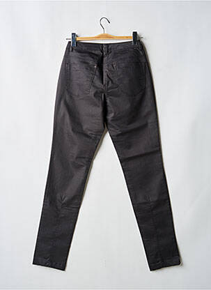Pantalon slim tissage enduit taille normale gris SANDWICH femme