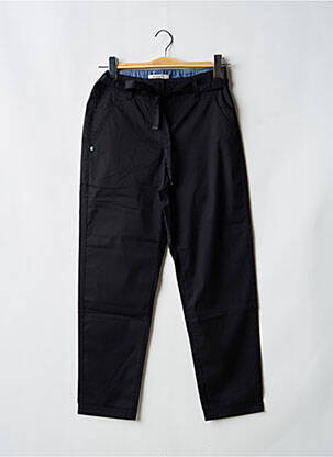 Pantalon chino tissage popeline taille normale noir SANDWICH femme