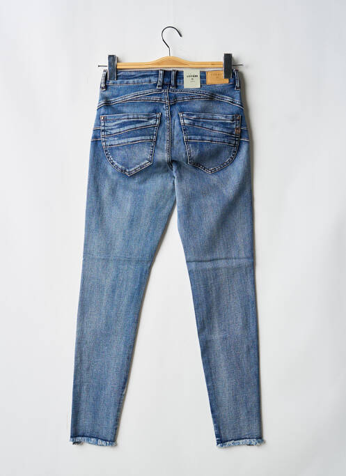 Jeans coupe slim stretch taille normale bleu CREAM femme