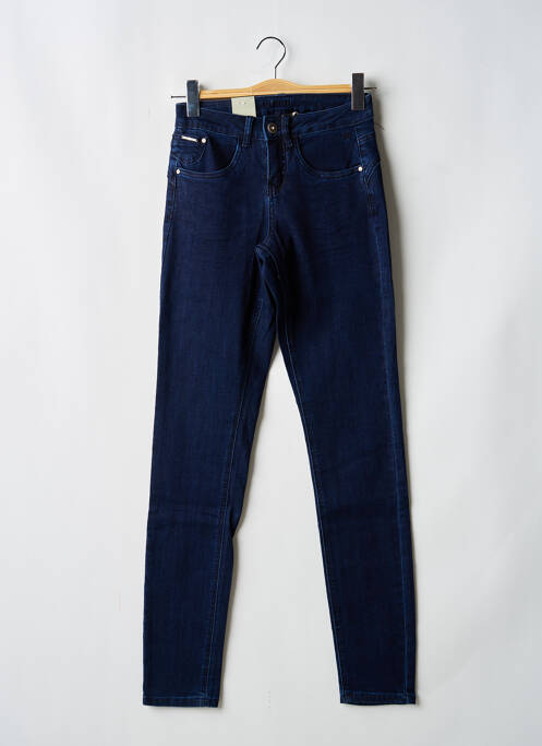Jeans coupe slim tissage brut taille normale bleu CREAM femme