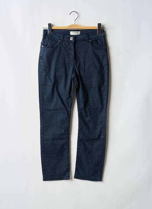 Pantalon 7/8 stretch taille normale bleu SANDWICH femme