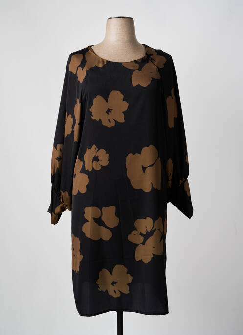 Robe mi-longue noir LA FEE MARABOUTEE femme