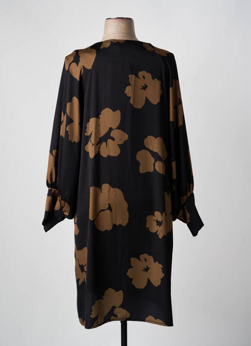 Robe mi-longue noir LA FEE MARABOUTEE femme