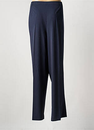 Pantalon droit taille élastique taille normale bleu FRANK WALDER femme