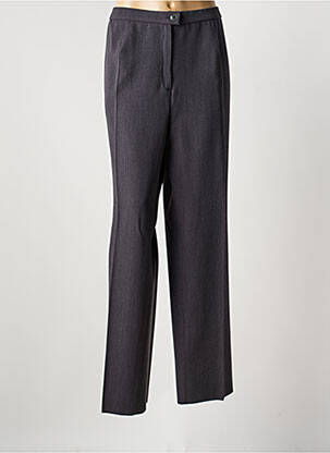 Pantalon droit stretch taille haute gris KARTING femme