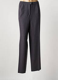 Pantalon droit stretch taille haute gris KARTING femme