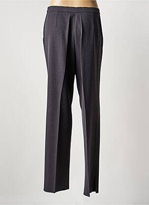 Pantalon droit stretch taille haute gris KARTING femme