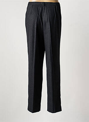 Pantalon droit taille à pinces taille haute gris CREATIONS SONIA femme