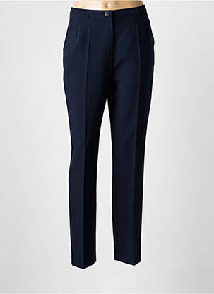 Pantalon slim taille haute taille haute bleu BARBARA LEBEK femme
