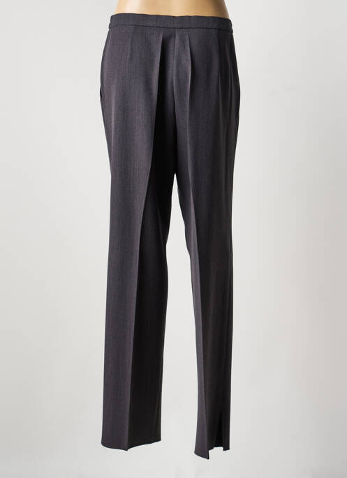 Pantalon droit stretch taille haute gris KARTING femme