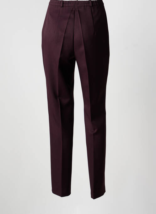 Pantalon slim poches taille haute rouge FRANK WALDER femme