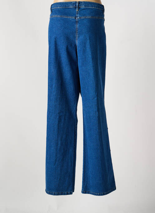 Jeans coupe droite bleu SEMPRE PIU BY CHALOU femme