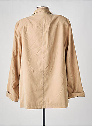 Veste casual epaulette beige FRANK WALDER femme