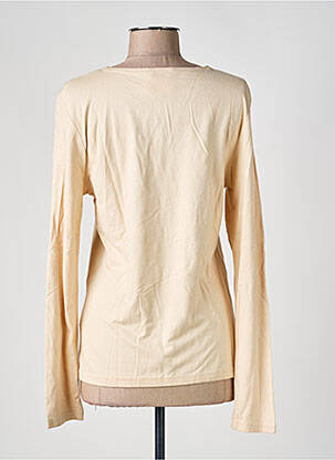 T-shirt manches longues manches longues beige PRUNELLE femme