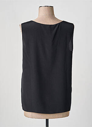 Top stretch sans manche noir FRANCOISE DE FRANCE femme