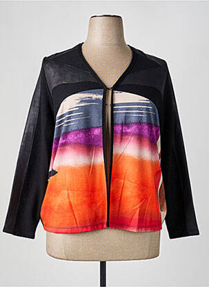 Veste casual coupe cintrée noir GUY DUBOUIS femme
