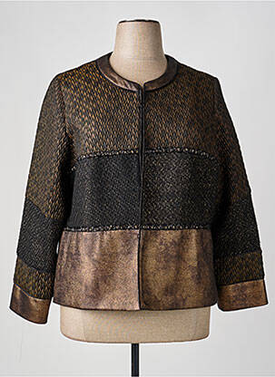 Veste chic col rond noir MERI & ESCA femme