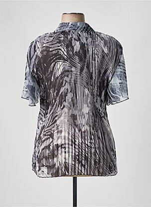 Chemisier manches courtes manches courtes gris GUY DUBOUIS femme